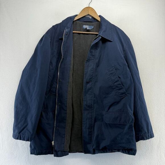 Vintage Ralph Lauren Jacket Men's Large Barn Chore Coat Lined